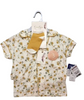 3PC Pajama Set With Socks Or Headband With Milk Silk and Ribber Fabric