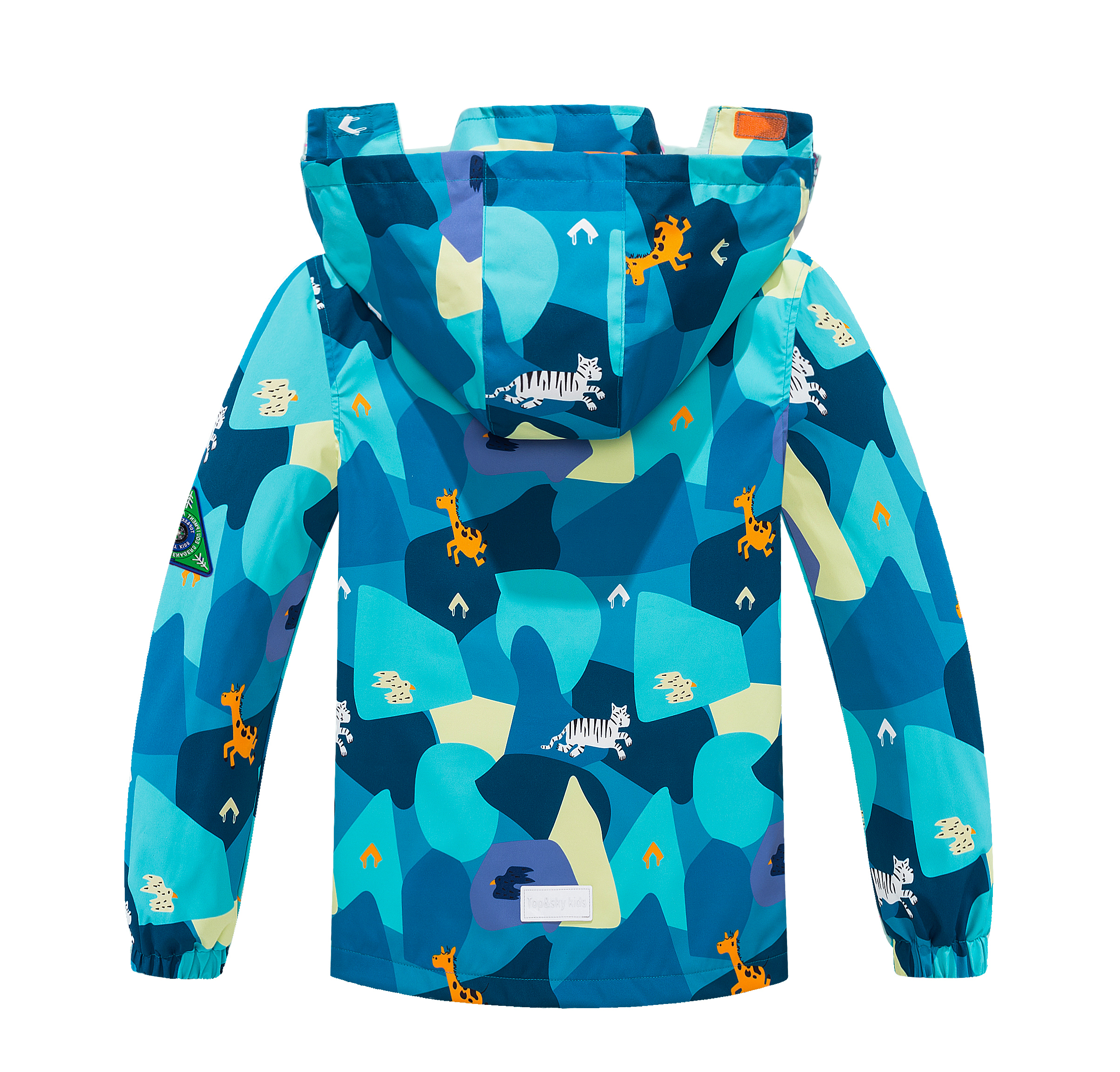 Random Print With Zipper Waterproof Boys Windbreaker Jackets