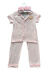 3PC Pajama Set With Socks Or Headband With Milk Silk and Ribber Fabric