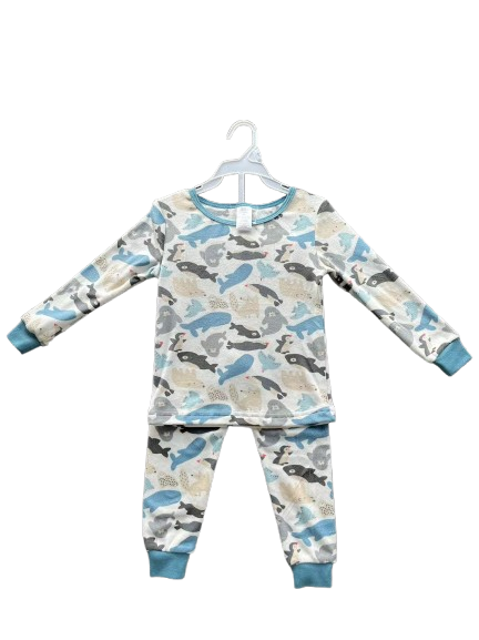 BOYS' 2PC VELOUR PAJAMA SET