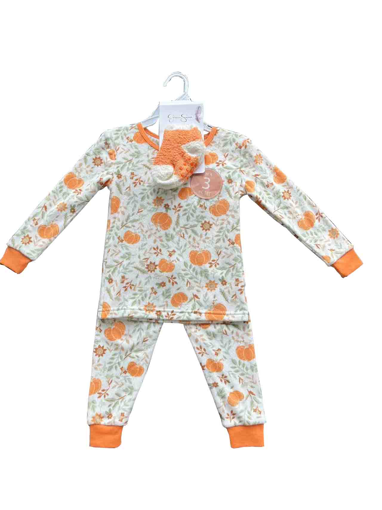 3PC VELOUR PJ SET With SOCKS Or Headband For HARVEST